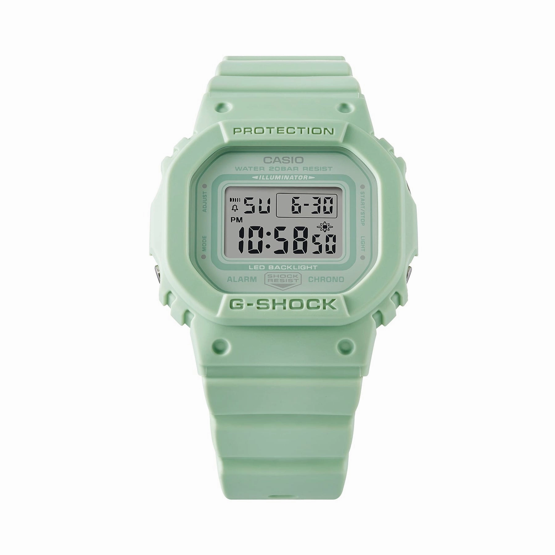 G-Shock Green Resin Band Watch GMDS5600BA-3D