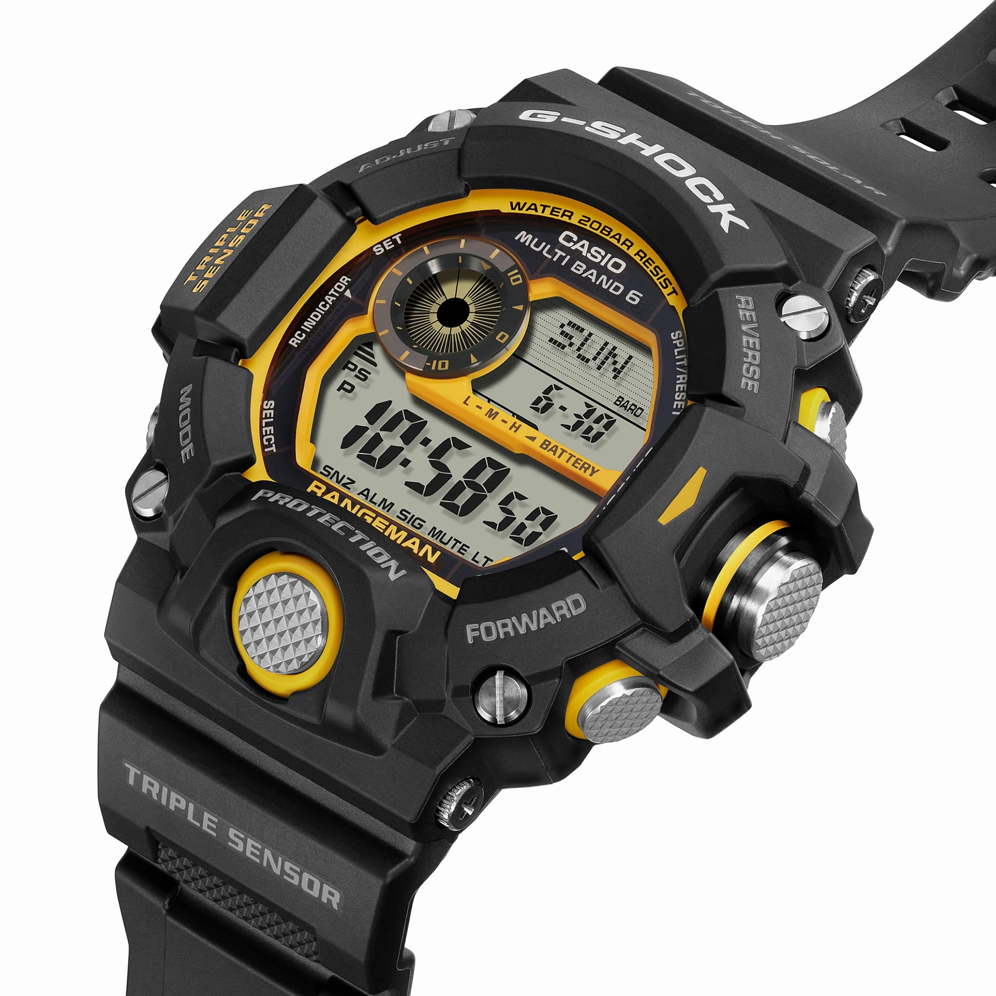 G-Shock Master of G Rangeman Black Resin Band Watch GW9400Y-1D