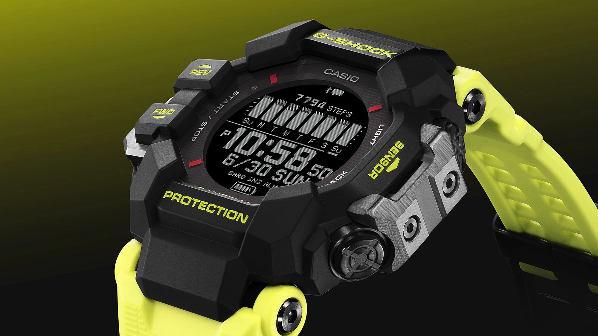G-Shock Master of Rangeman Black Dial Green Resin Band Watch GPRH1000RY-1A9