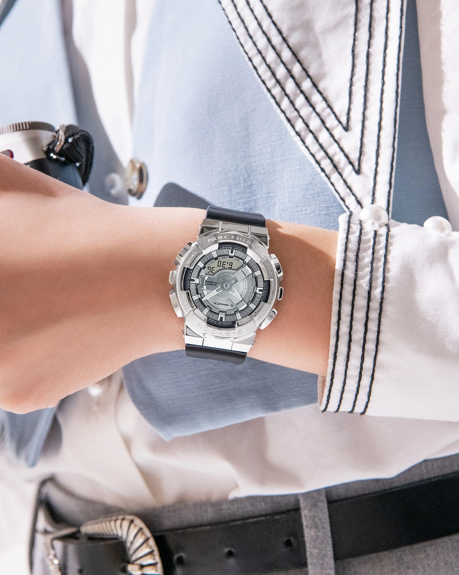 G-Shock Metallic Colours Mid-Size Watch GMS110-1A