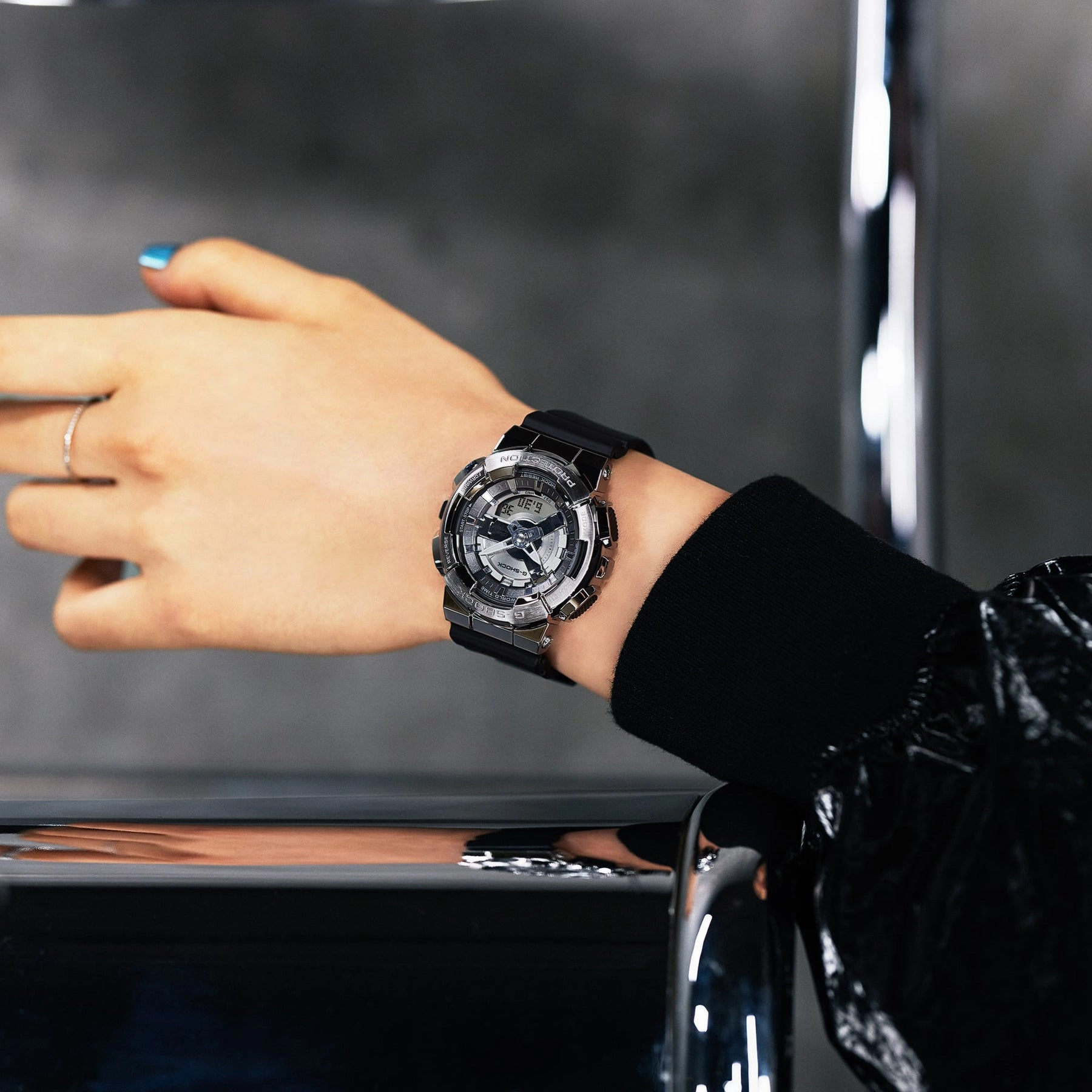 G-Shock Metallic Colours Mid-Size Watch GMS110-1A