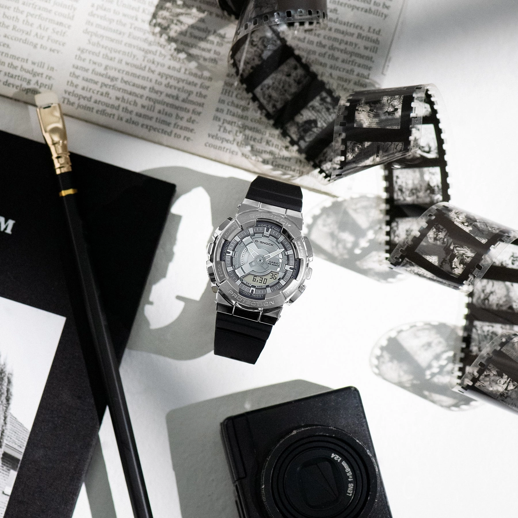 G-Shock Metallic Colours Mid-Size Watch GMS110-1A