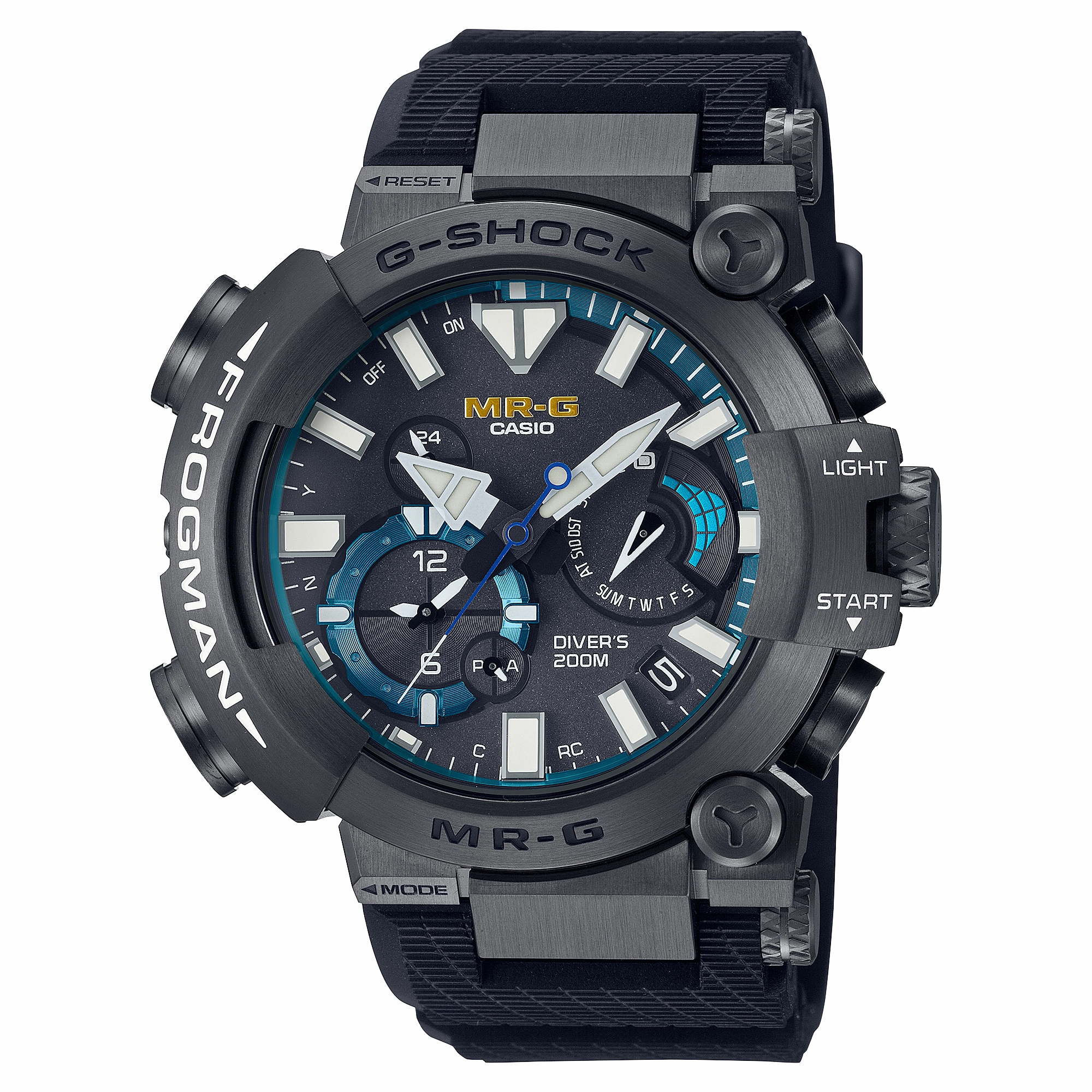 G-Shock Mr-G Frogman Black Rubber Band Men's Watch MRGBF1000R-1A