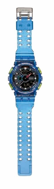 G-Shock Transparent Blue Resin Band Watch GA110JT-2A
