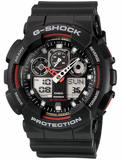 G-Shock Velocity Indicator Mens Watch GA100-1A4