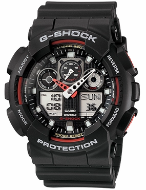 G-Shock Velocity Indicator Mens Watch GA100-1A4