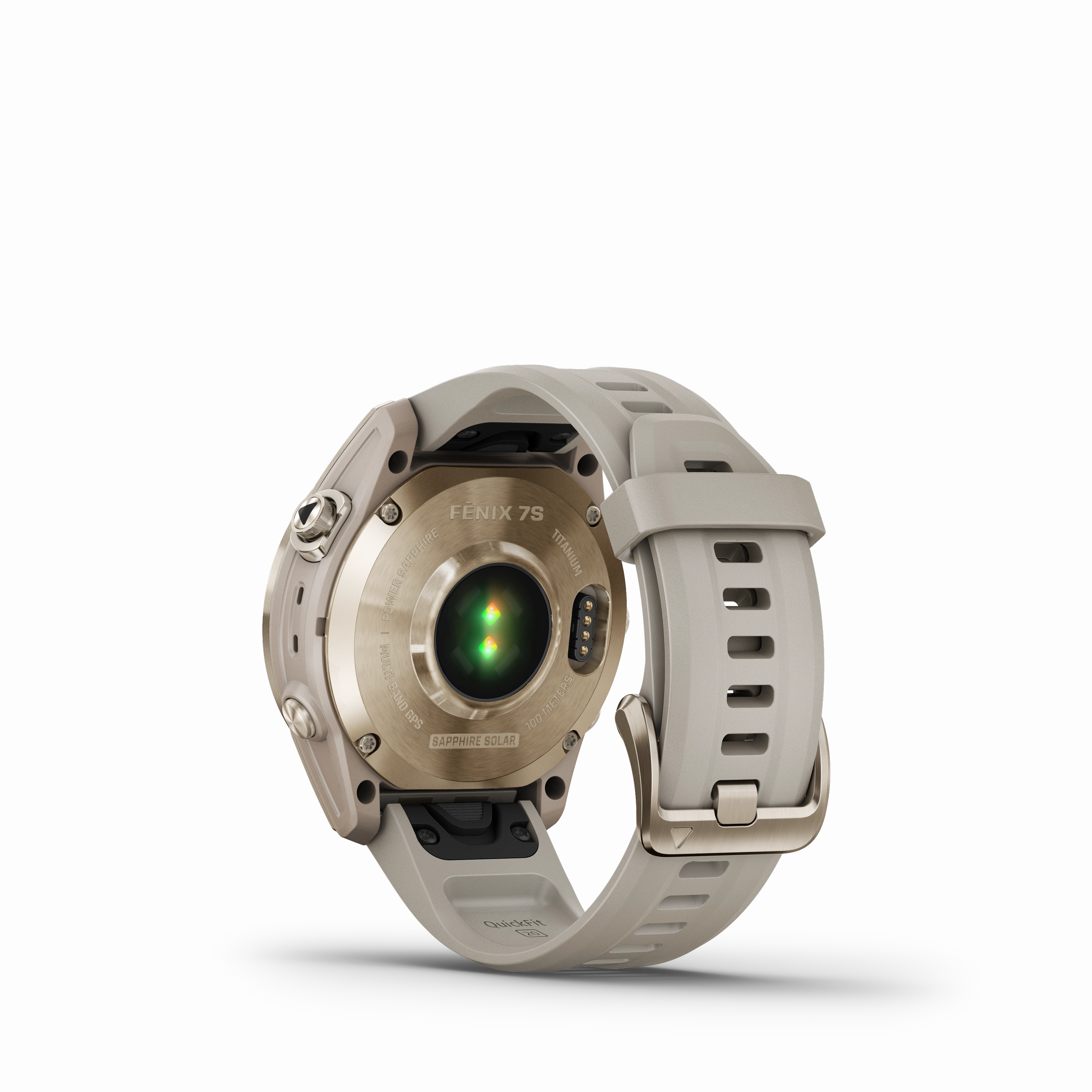 Garmin Fenix 7S Sapphire Solar Cream Gold D
