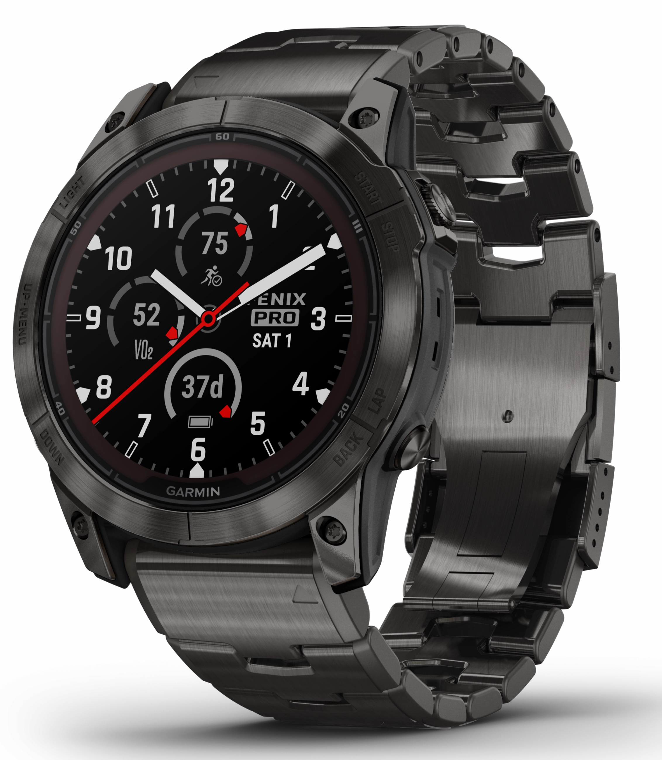 Garmin Fenix 7X Pro Sapphire Solar Carbon Grey Titanium D