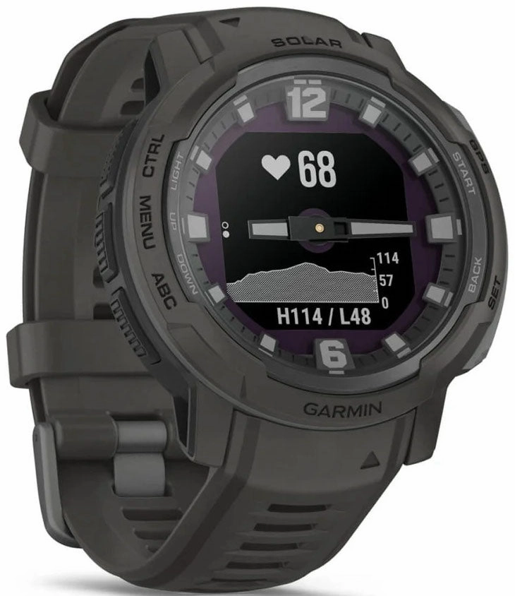 Garmin Instinct Crossover Solar Graphite Watch
