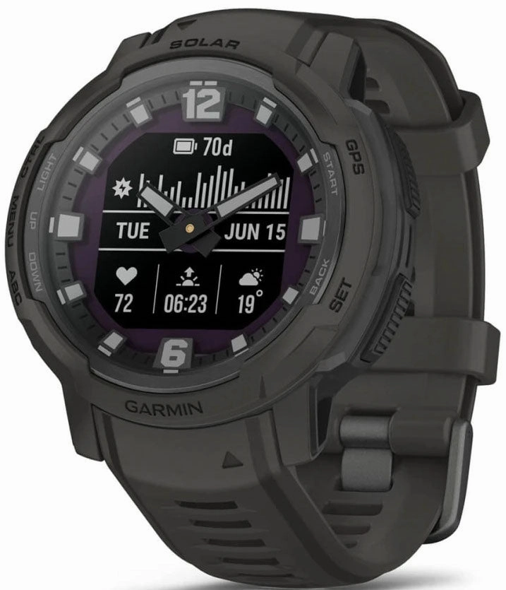 Garmin Instinct Crossover Solar Graphite Watch
