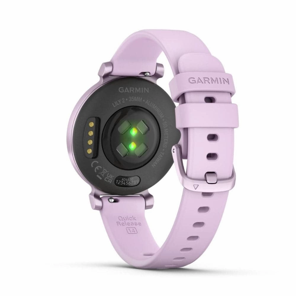Garmin Lily 2 Digital Lilac Silicone Strap Women Smartwatch GM-010-02839-21