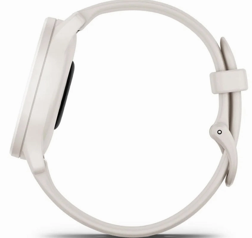 Garmin Vivomove Sport Silicone Band With Peach Gold Accents Watch