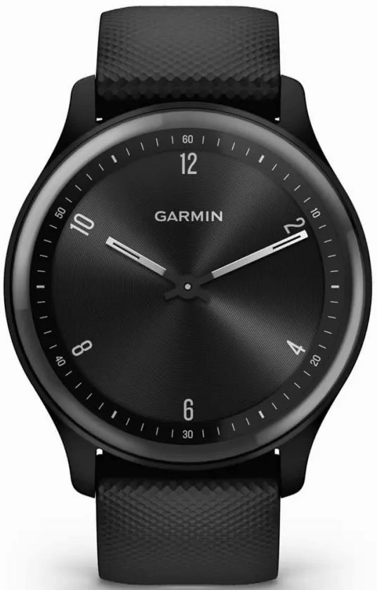 Garmin Vivomove Sport Silicone Band With Slate Accents Watch