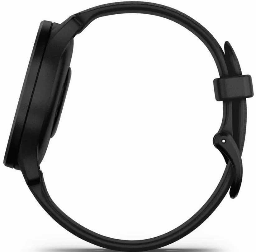 Garmin Vivomove Sport Silicone Band With Slate Accents Watch