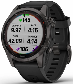 Garmin Watch Fenix 7S Sapphire Solar Carbon Gray DLC D