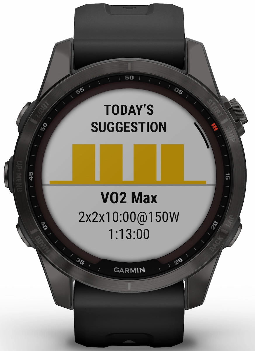 Garmin Watch Fenix 7S Sapphire Solar Carbon Gray DLC D
