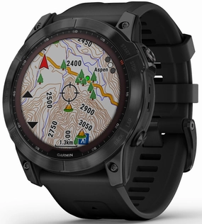 Garmin Watch Fenix 7X Sapphire Solar Black Titanium D