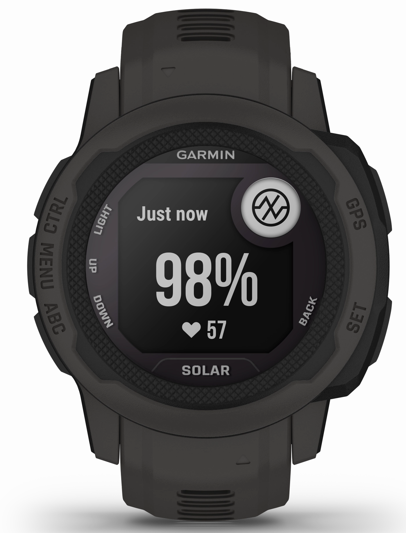 Garmin Watch Instinct 2S Solar GPS Graphite Smartwatch