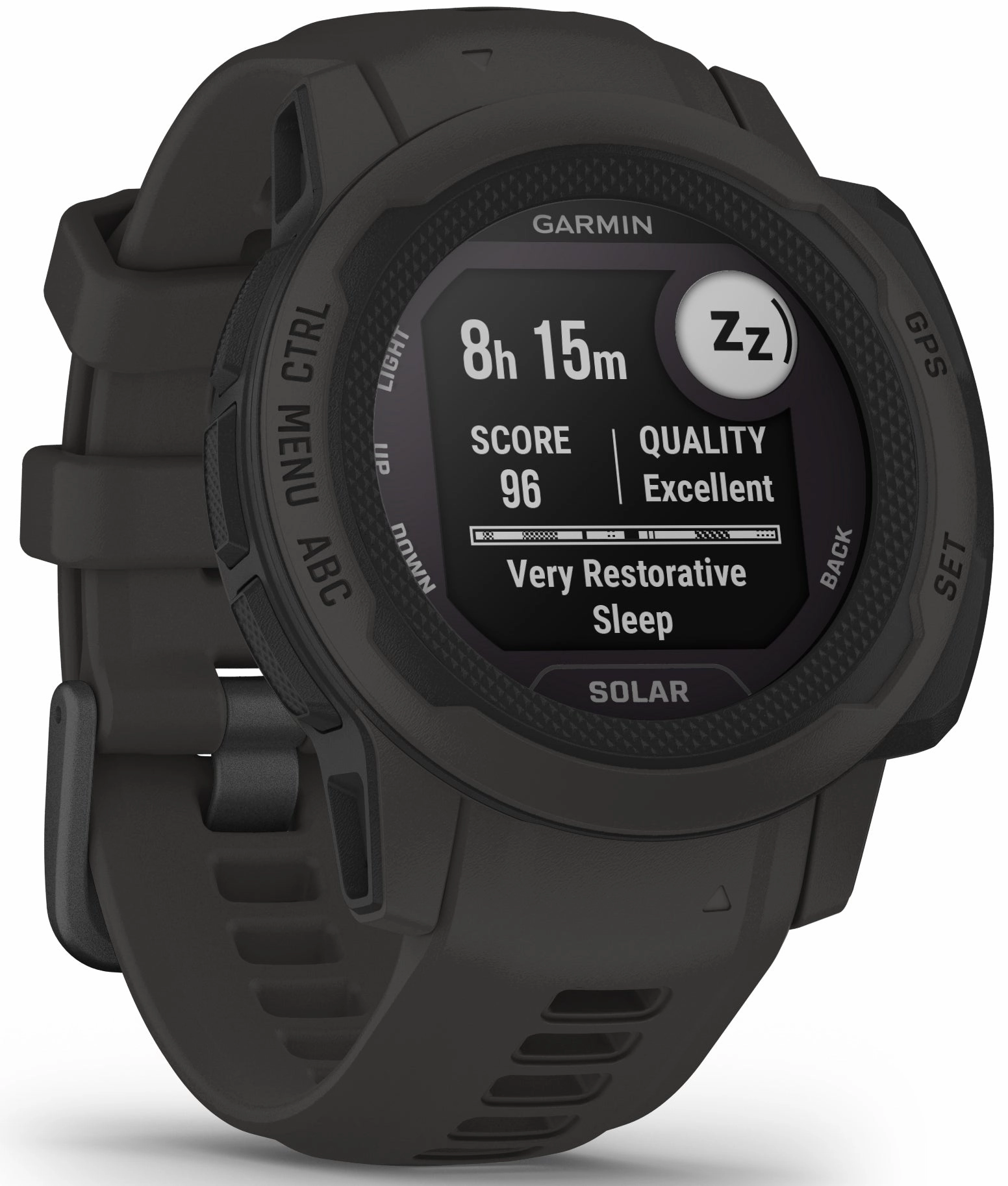 Garmin Watch Instinct 2S Solar GPS Graphite Smartwatch