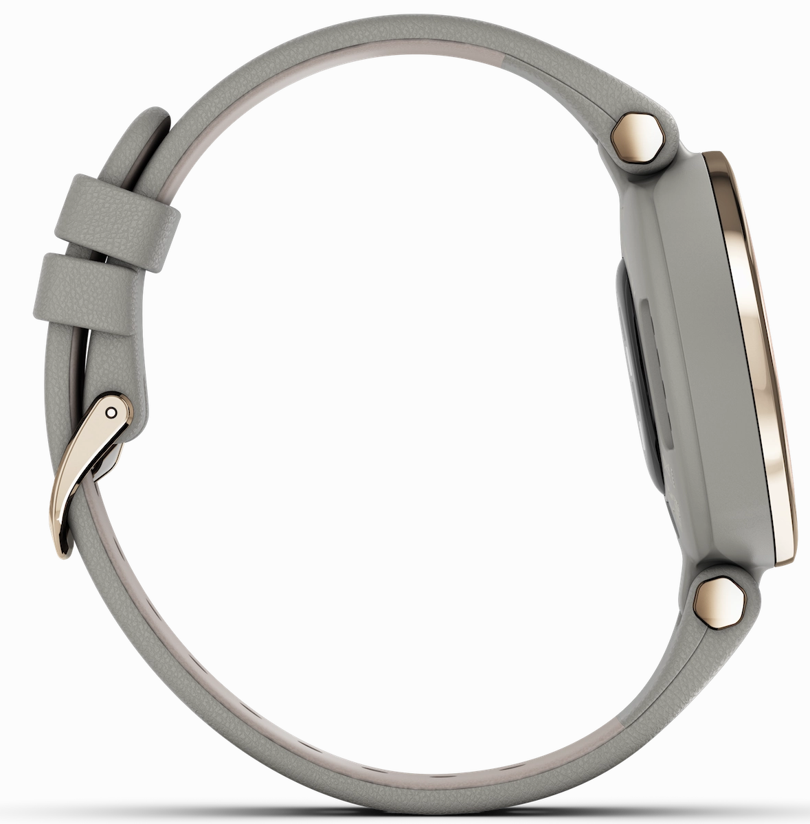 Garmin Watch Lily Cream Gold Case And Italian Leather Band D
