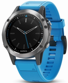 Garmin Watch Quatix 5 Steel Blue Band