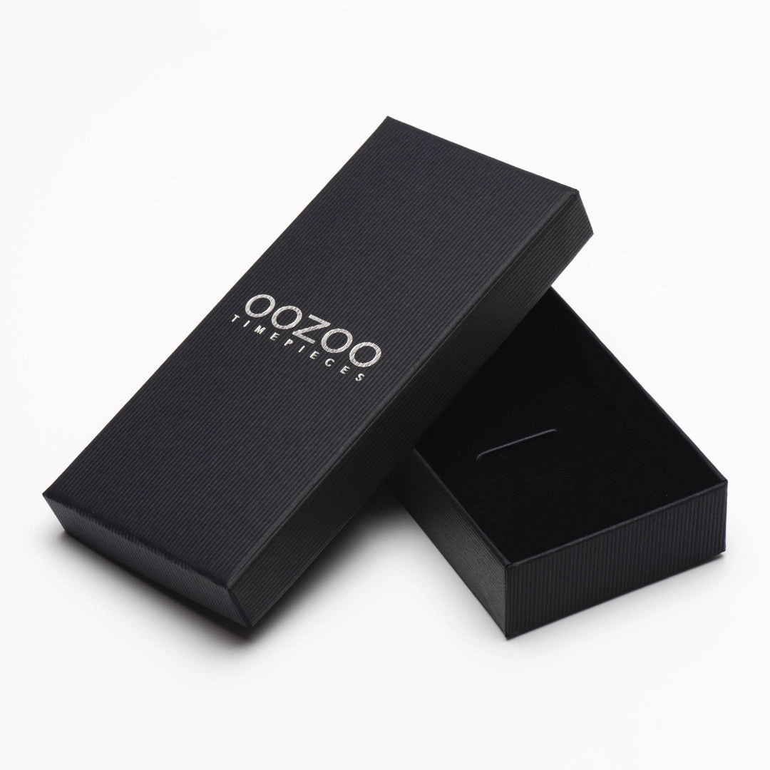 Gold coloured OOZOO watch with metal mesh bracelet - C9914