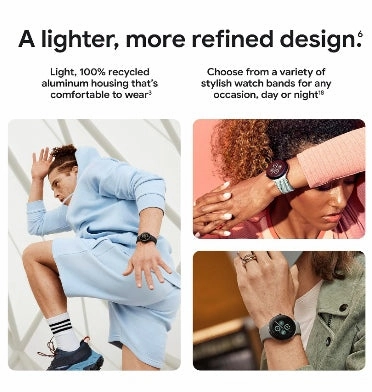 GOOGLE PIXEL WATCH 2 SILVER/BAY