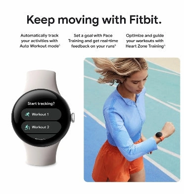 GOOGLE PIXEL WATCH 2 SILVER/BAY