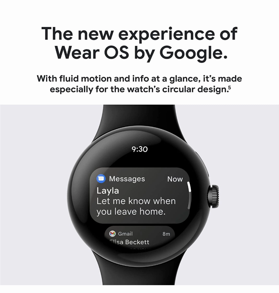 GOOGLE PIXEL WATCH BLACK/OBSIDIAN