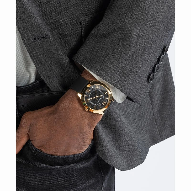 Guess Arc Black Dial Analog Watch
