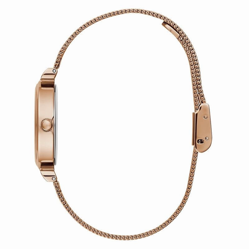Guess Array Rose Gold Ladies Analog Watch GW0471L3