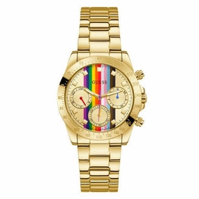 Guess Eclipse Gold Tone Multi-Function Ladies Watch GW0433L1