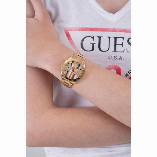Guess Eclipse Gold Tone Multi-Function Ladies Watch GW0433L1