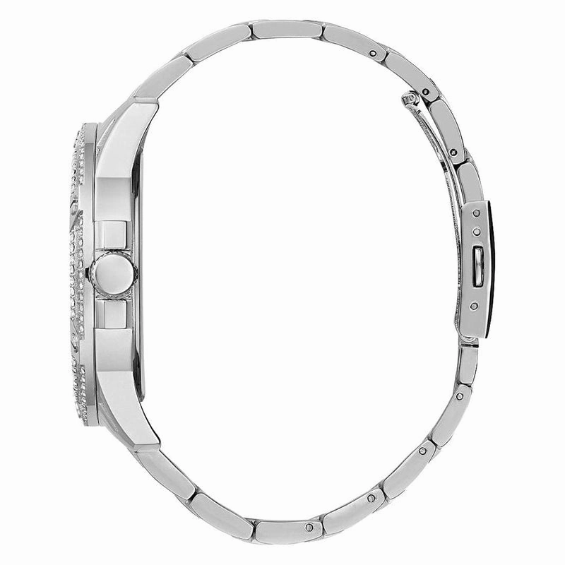 Guess King Silver Tone Multi-Function Gents Watch GW0497G1