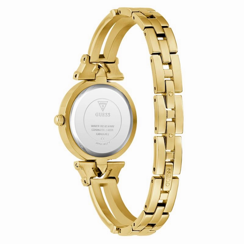 Guess Ladies Gold Tone Analog Watch