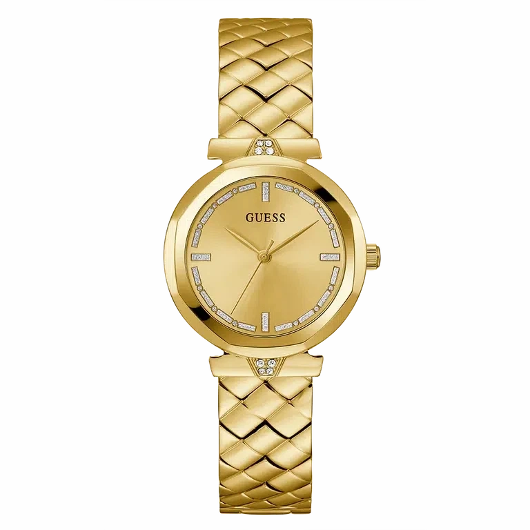 Guess Ladies Gold Tone Analog Watch GW0613L2