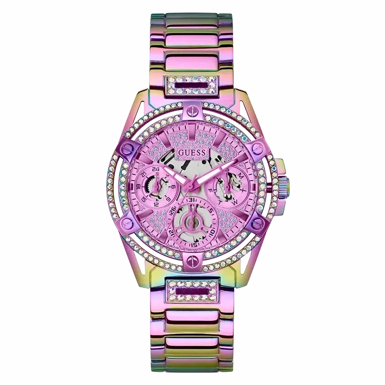 Guess Ladies Iridescent Iridescent Multi-function Watch GW0464L4