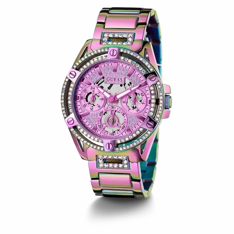Guess Ladies Iridescent Iridescent Multi-function Watch GW0464L4