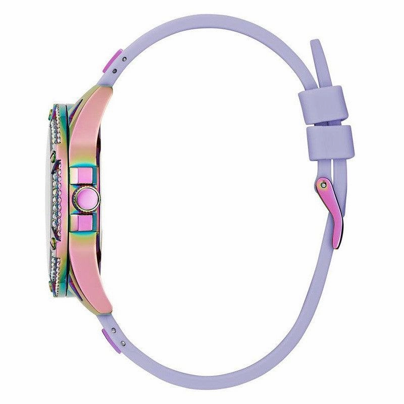 GUESS Ladies Purple Iridescent Multi-function Watch GW0536L4
