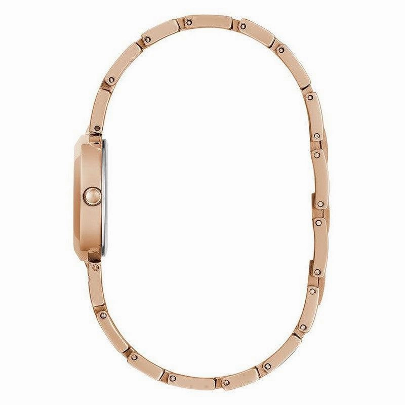 GUESS Ladies Rose Gold Tone Analog Watch GW0549L3