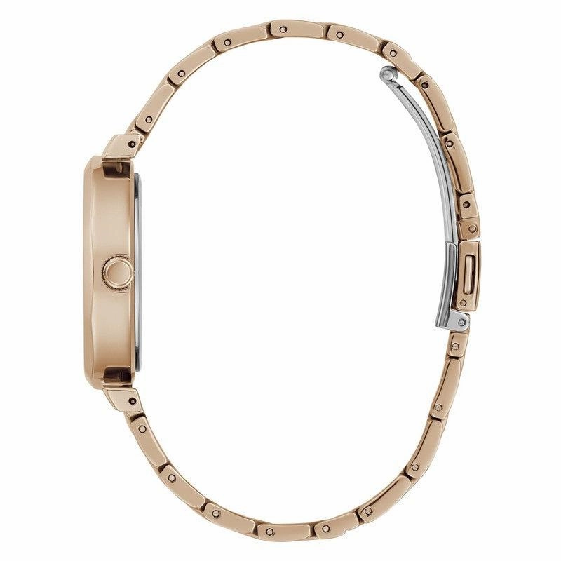 Guess Ladies Rose-Gold Tone Analog Watch GW0613L3