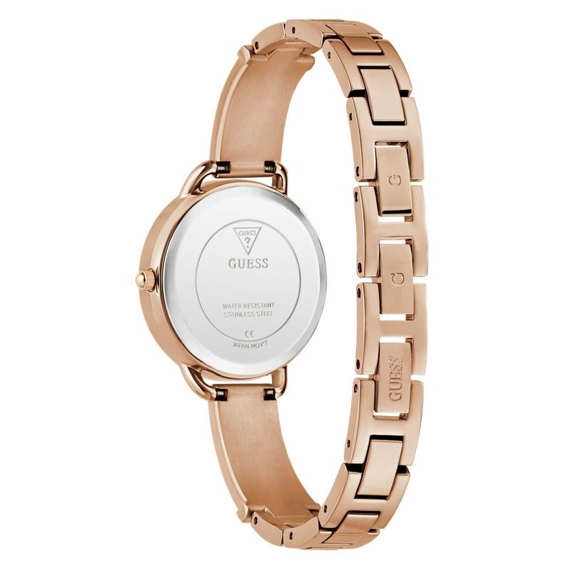 Guess Ladies Rose Gold Tone Analog Watch