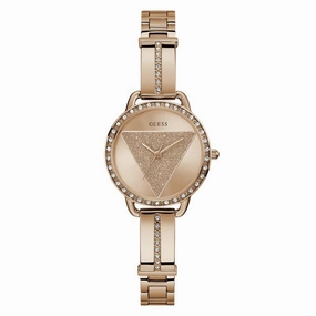 Guess Ladies Rose Gold Tone Analog Watch