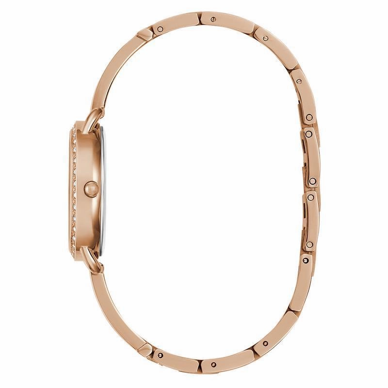 Guess Ladies Rose Gold Tone Analog Watch