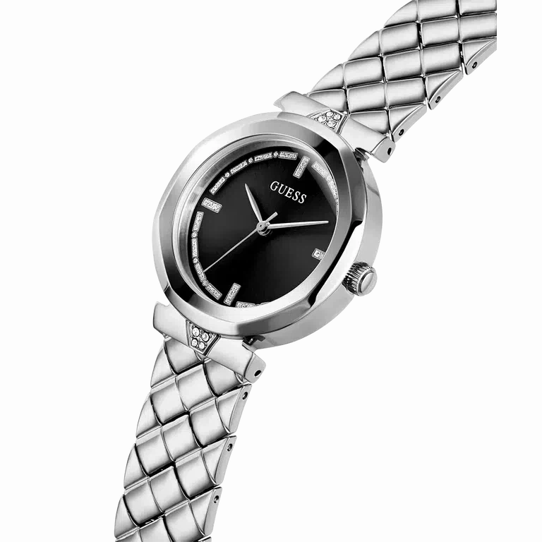 Guess Ladies Silver Tone Analog Watch GW0613L1