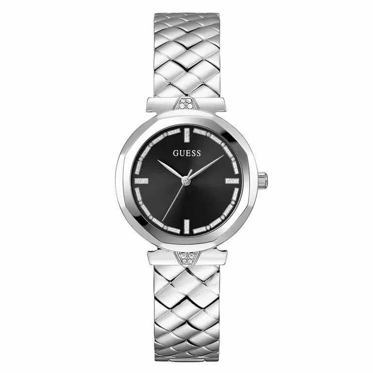 Guess Ladies Silver Tone Analog Watch GW0613L1