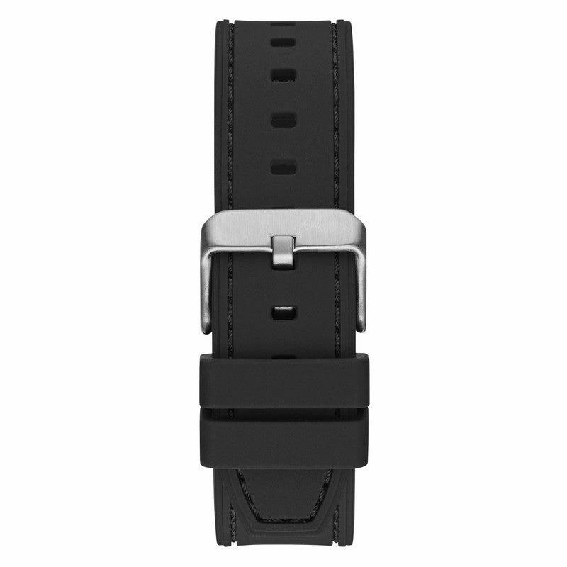 Guess Men's Headline Black and Silver Watch GW0571G1