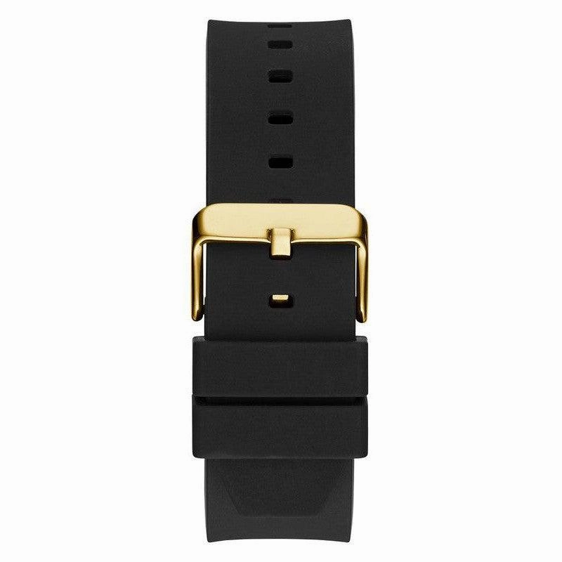 GUESS Mens Black Gold Tone Analog Watch GW0564G1