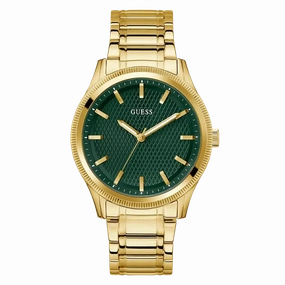 Guess Mens Gold Tone Analog Watch GW0626G2
