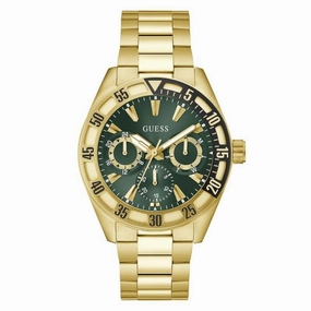 Guess Mens Gold Tone Multi-Function Watch